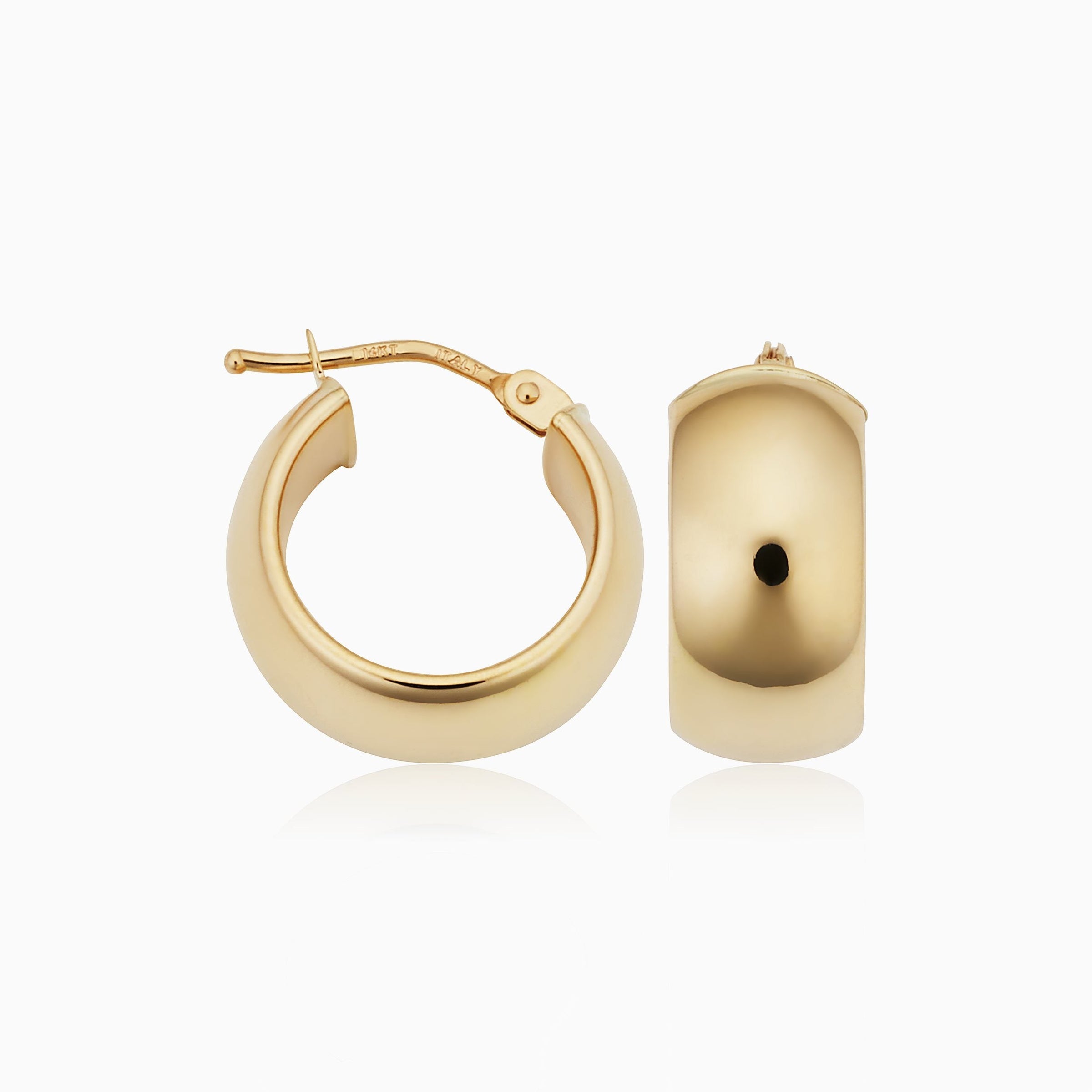 High Society Huggie Hoops - Gold main image 1