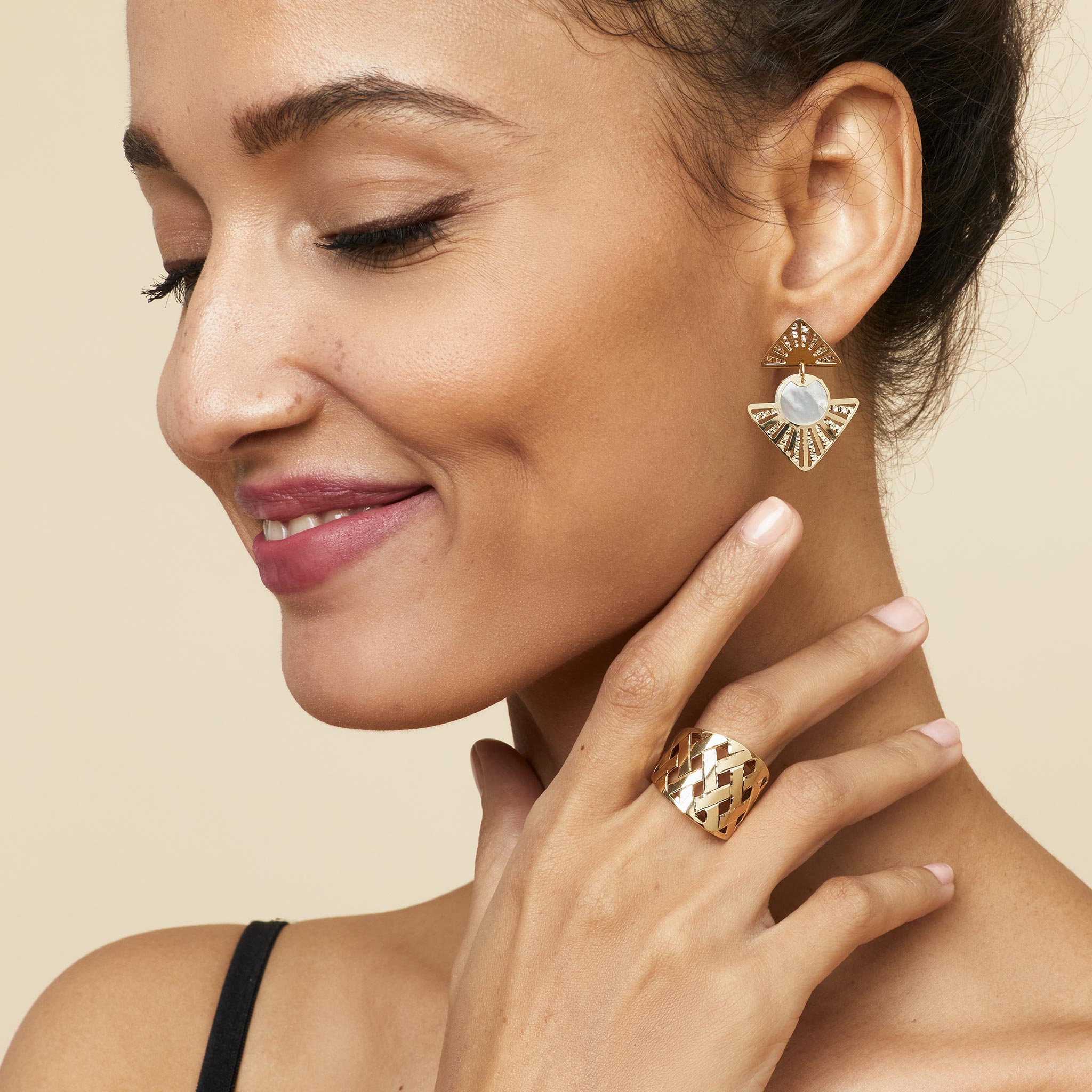 Gold earrings designs|| basket ring earrings designs for women/girls ||  stylish gold ring designs - YouTube