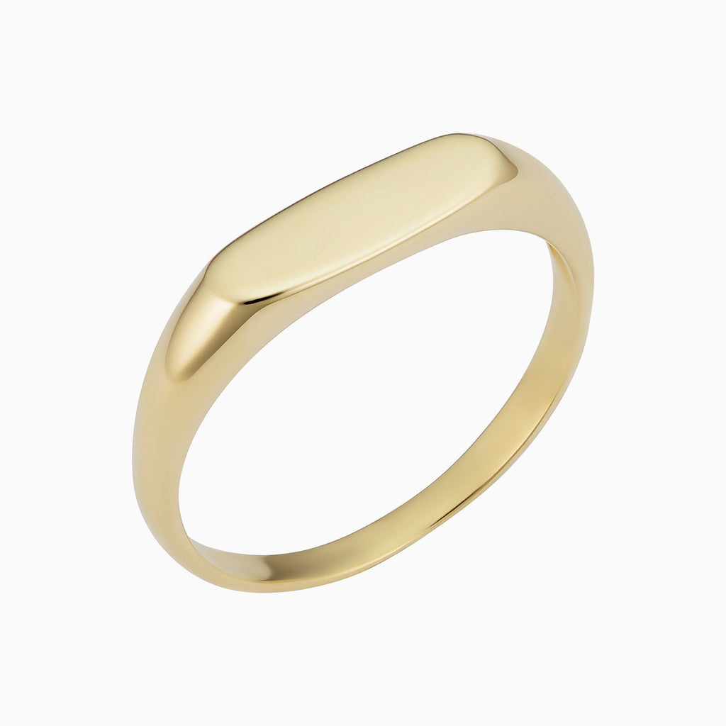 Florence Linear Signet Ring
